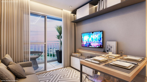 Imagem 8 de 9 de Apartamento 2 Dormitórios Com Varanda A 100mts Da Estação