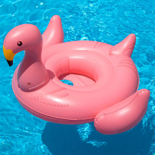 Swimline Flotador Inflable Para Asiento De Bebe Flamenco