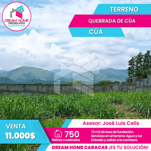 Terreno En Venta Quebrada De Cúa-cúa Edo Miranda