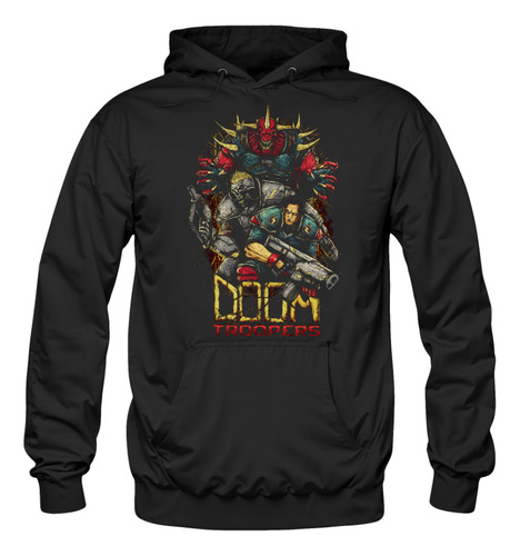 Poleron Canguro Gustore De Doom Slayers