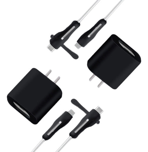 Protector De Cable De Silicona Para Cargador De Iphone 2pz