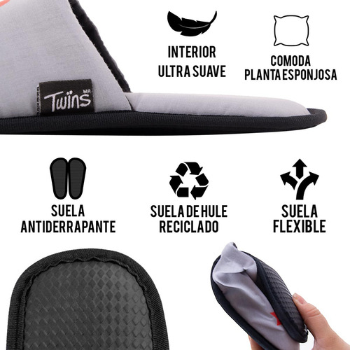 Pantuflas Navideñas Algodón Suave Hombre Mujer Twins