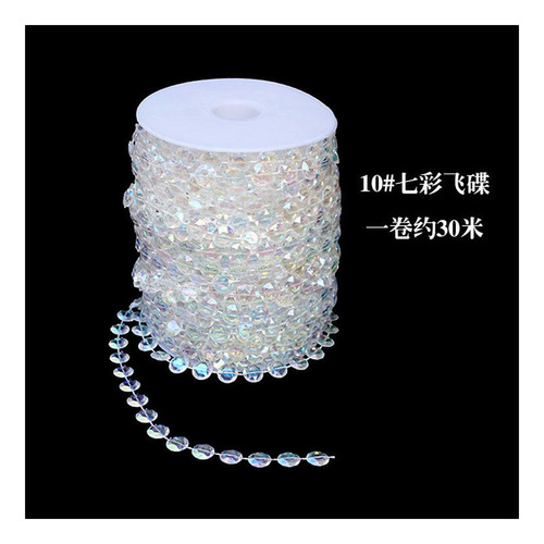 Cadena For Cortinas De Boda Con Cuentas De Cristal Acrílico