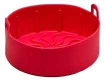 Comprar Bandeja Roja Silicona Para Air Fryer Ø15.5cm X Alto 5.5cm