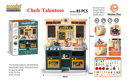 Cocina Talented Chef 85 piezas
