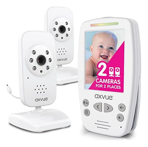 Axvue Video Baby Monitor, Portátil Delgado, Monitor De De Y
