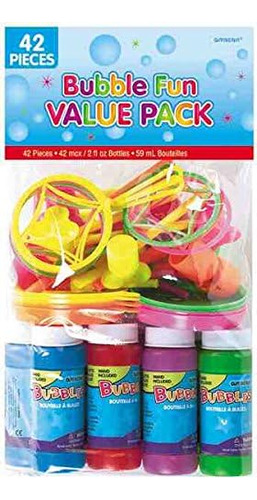Amscan Bubble Fun Favores De Burbujas Plásticas Multicolor