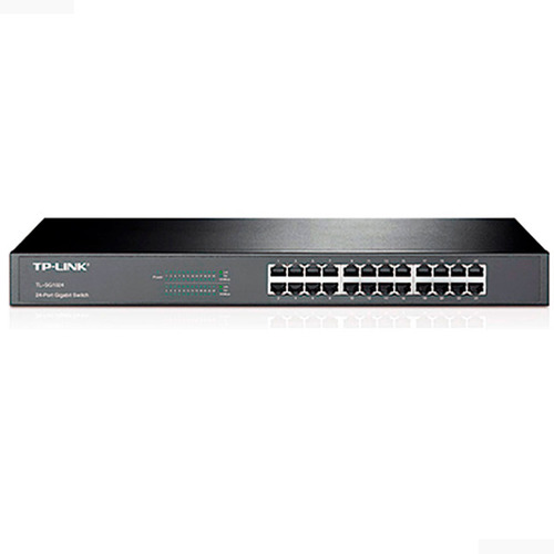 Switch Tp-link 24 Puertos Rj45 1000 Mbps Metálico Tl-sg1024