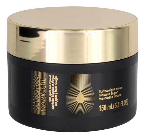 Máscara Dark Oil 150 Ml Sebastian Professional 