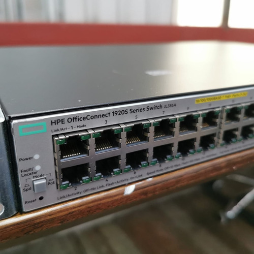 Switch Hewlett Packard Enterprise Jl386a Serie 1920s (Usado)
