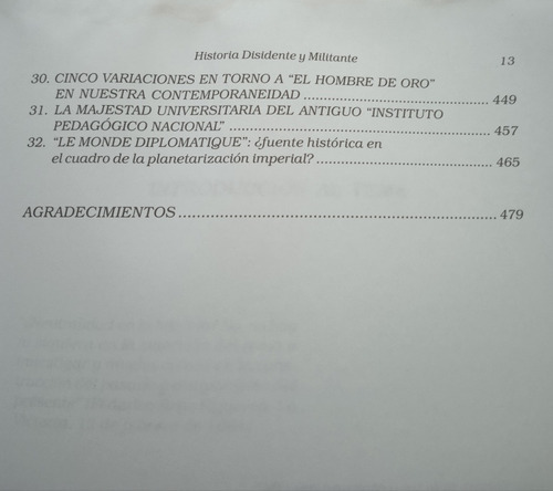 Historia Disidente Y Militante / Federico Brito Figueroa (Usado)