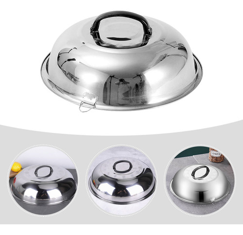 Sartén Con Tapa De Acero Inoxidable Griddles