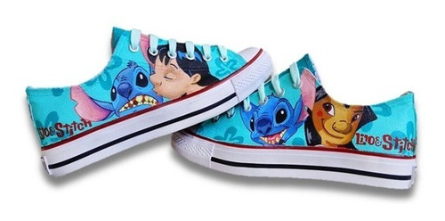 Tenis Pintados A Mano Lilo Y Stitch Personalizado