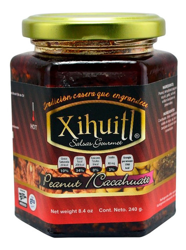 Salsa Xóchitl De Cacahuate 240g