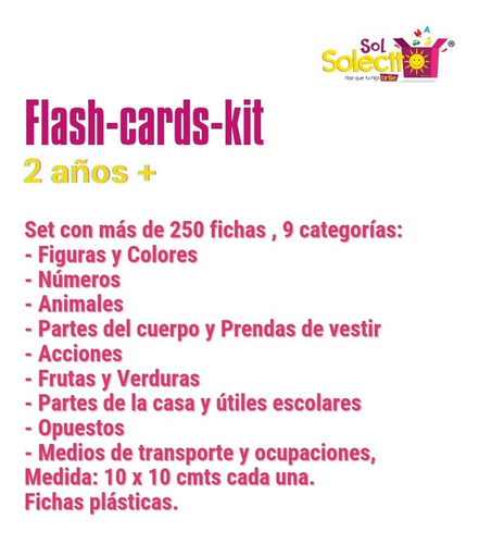 Imagen 4 de 6 de Flash Cards Kit Ms