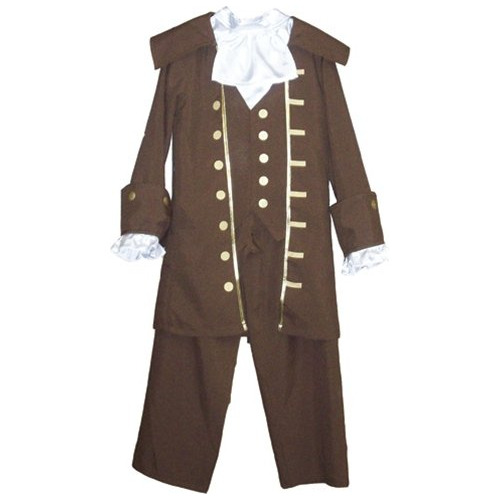 Ben Franklin Colonial Outfit Disfraz Juvenil Mediano