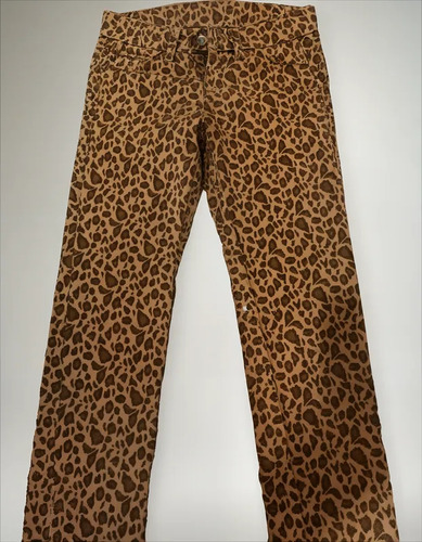 Jean Animal Print Para Niñas De Zara - Talle 10 (Usado)