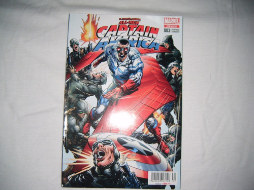 All New Capitan America #3 Capitan America Portada Variante