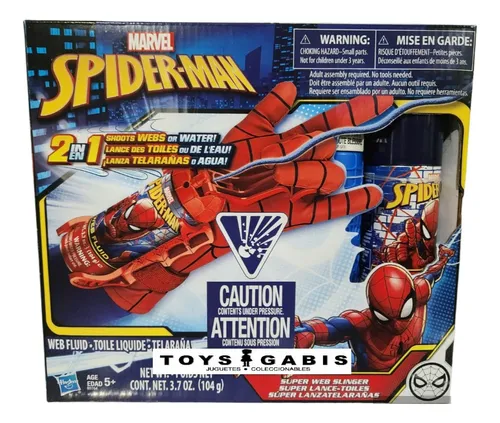 comprar Lanzador Spiderman 2 En 1 Guante Que Lanza Telaraña O Agua