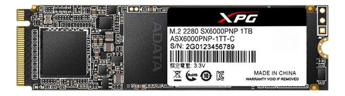 Disco sólido SSD interno XPG ASX6000PNP-1TT-C 1TB