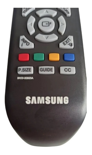 Imagem 2 de 4 de Controle Remoto Tv Monitor Samsung Bn59-00869a Tm940