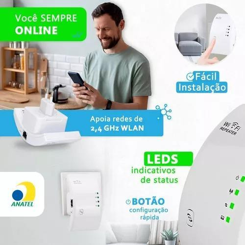 Repetidor Wireless 600mbps Ieee 802.11n/g/b 2.4ghz 110/220v