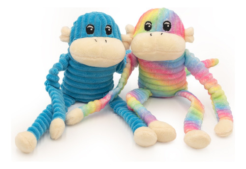 Zippypaws Peluche Para Perros Crinckle Mono Small Pack De 2