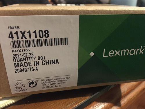 Lexmark 41x1108 Tray Pick Up Roller  Oem