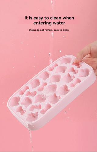 Molde Para Hielos Repostería Hello Kitty De Silicon Con Tapa