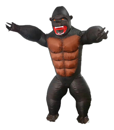 Ropa Inflable De Gorila Cosplay King Kong De Halloween