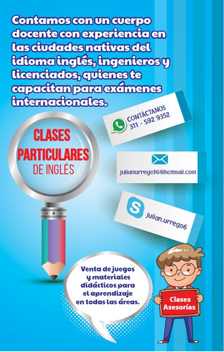 Imagen 1 de 8 de Clases Particulares De Inglés Asesoría Tareas De Universidad