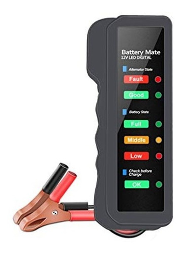 Probador De Batería De Coche Digital 310 Obdmonster Negro