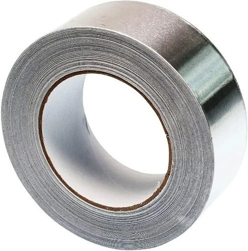 Cinta Adhesiva De Aluminio Con Liner 48mm X 50m X 4 Rollos