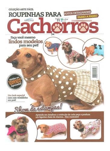 Revista Roupinhas Para Cachorros Moldes Passo A Passo Brinde