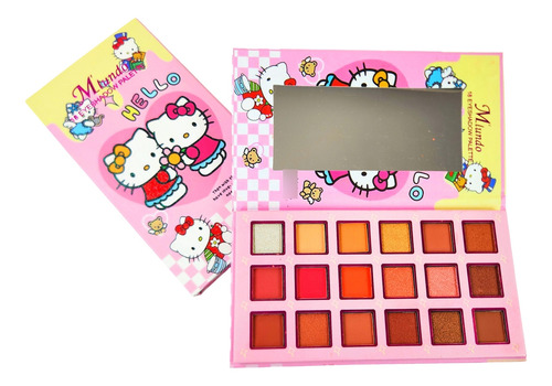 Maquillaje Hello Kitty Kuromi Paleta De Sombras De Ojos