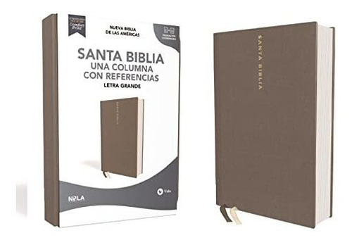 Biblia Nbla, Una Columna Con Referencias, Letra Grande, Tapa
