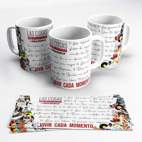 Taza De Cerámica Positiva Las Cosas Maravillosas En Caja