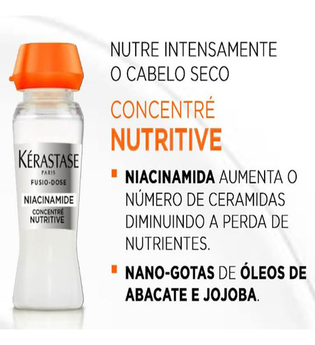 Kit Kérastase Ampola Fusio Dose Nutritive Caixa 10x12ml