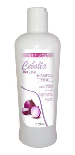 Tratamiento Shampoo Cebolla 500ml Full-k - mL a $50