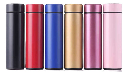 Termo Individual 450ml Botella Termica Digital Colores Mate