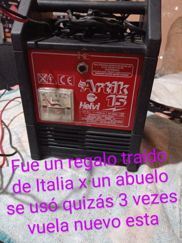 Cargador Italiano Artik Helvi Carga96 Amp X Hora Máximo Misi