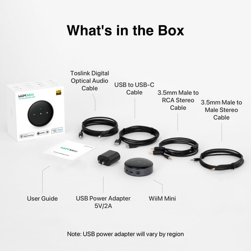 Transmisor De Audio Inalámbrico Wiim Mini Airplay 2 Con Alex