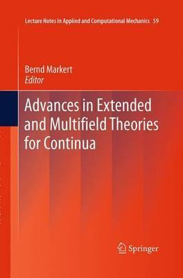 Libro Advances In Extended And Multifield Theories For Co...