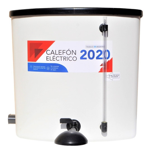 Imagen 2 de 6 de Calefon Electrico Ducha Pvc 20 Litros Nivel De Agua