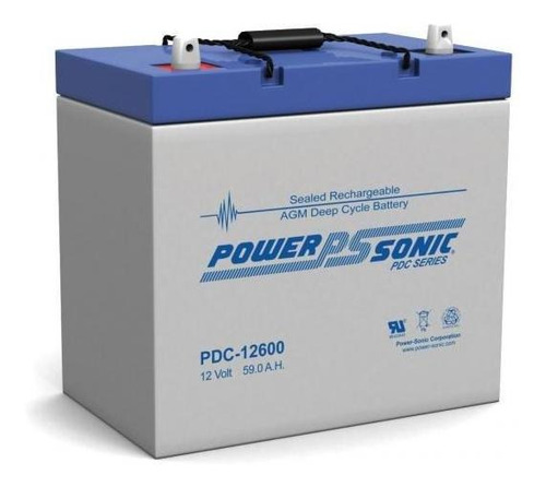 Bateria Pdc-12600 Powersonic 12v 60ah