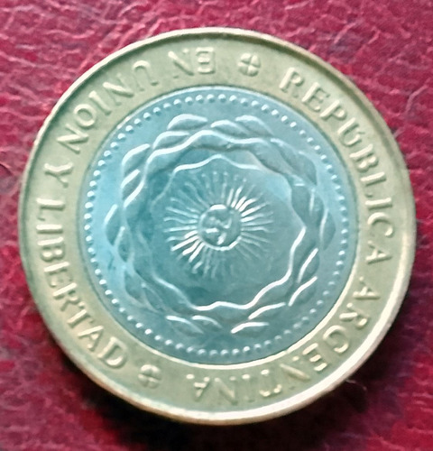Moneda Argentina $2 En Unión Y Libertad Año 2011