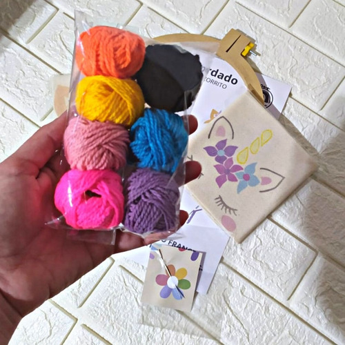 Kit Bordado Pequeños Artistas Niños Arte Infantil