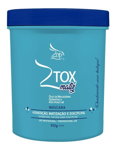 Máscara Bluetox Blue Mask Zap 950g