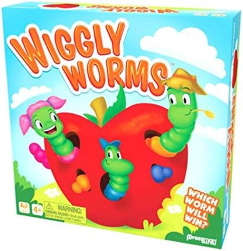 Juego Pressman Wiggly Worms: Juego Preescolar De Memoria De