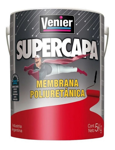 Supercapa Poliuretanica Venier Membrana Liquida 5 Kg